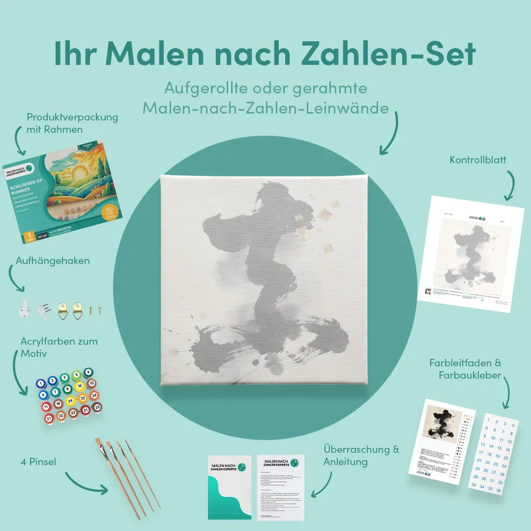 Malen nach Zahlen Tanz aus Tinte Japan - Image 6