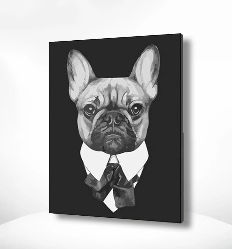 Malen nach Zahlen Bulldog