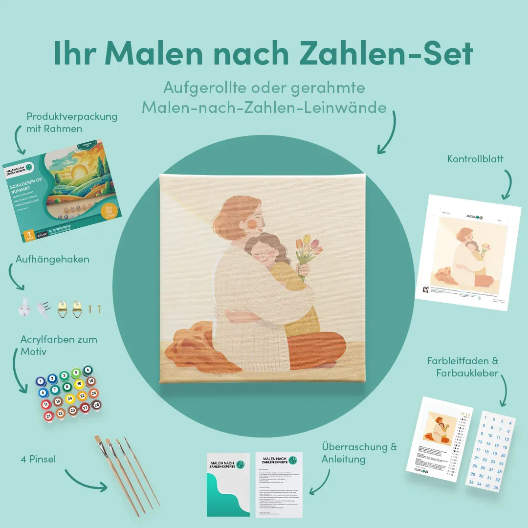 Malen nach Zahlen Umarmung - Image 5