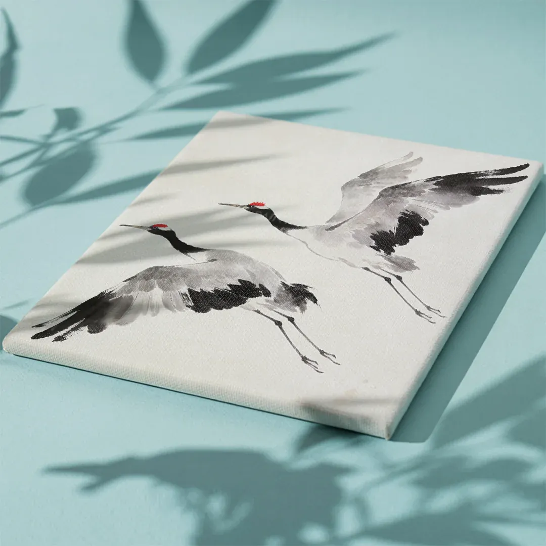 Malen nach Zahlen Zen Cranes I Warm, Chris Paschke Japan - Image 5